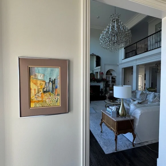 Mid- 20th Century European Street - Framed Original artist Signed -IRA Day- - Picture 3 of 7